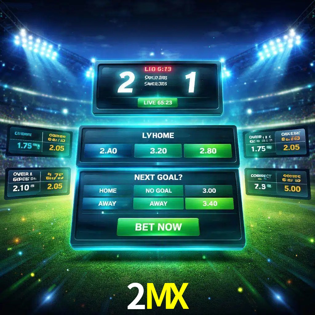 Vista de apuestas en vivo 2MX durante un partido en curso