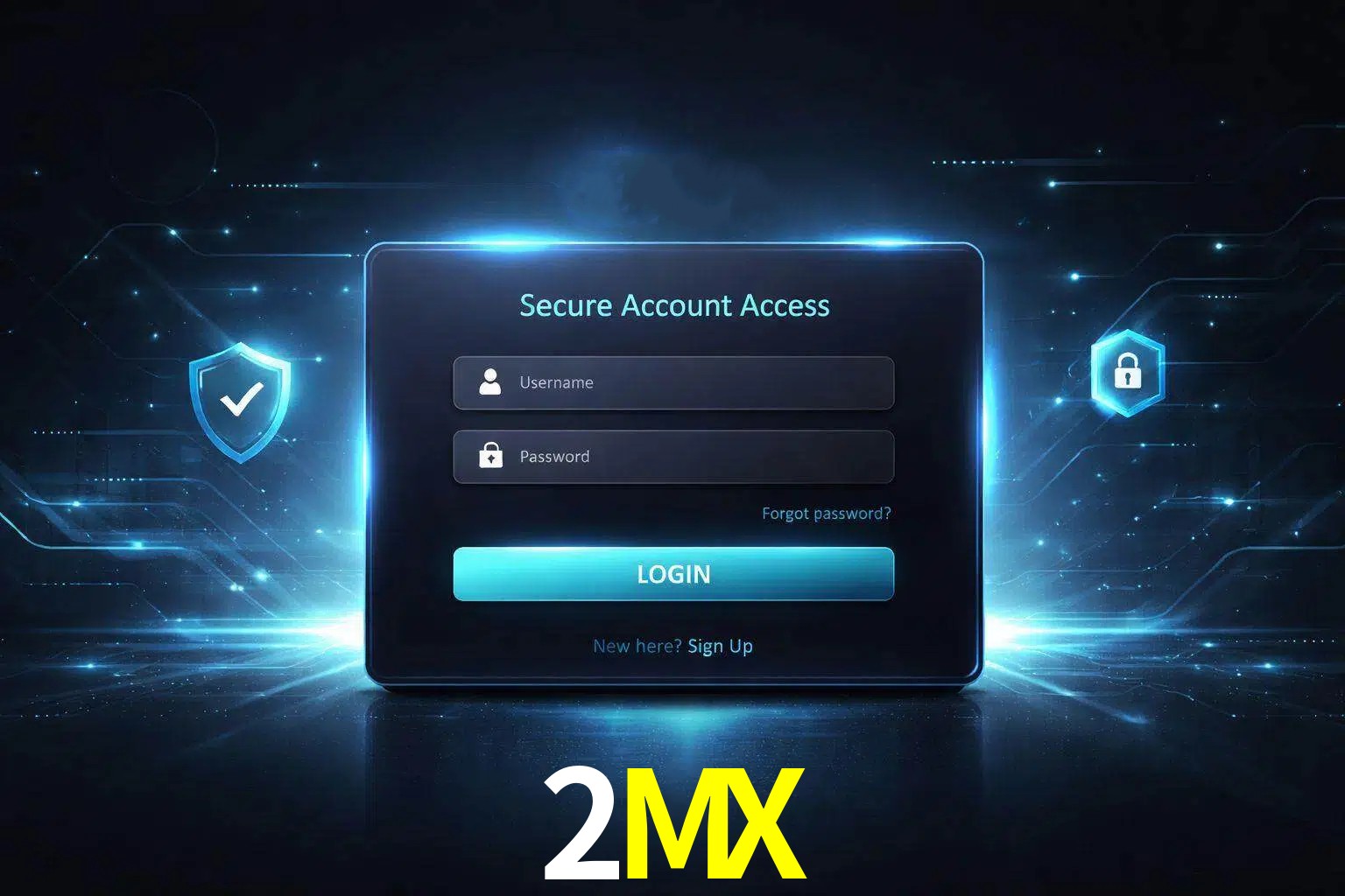Pantalla de inicio de sesión de cuenta 2MX para usuarios en México