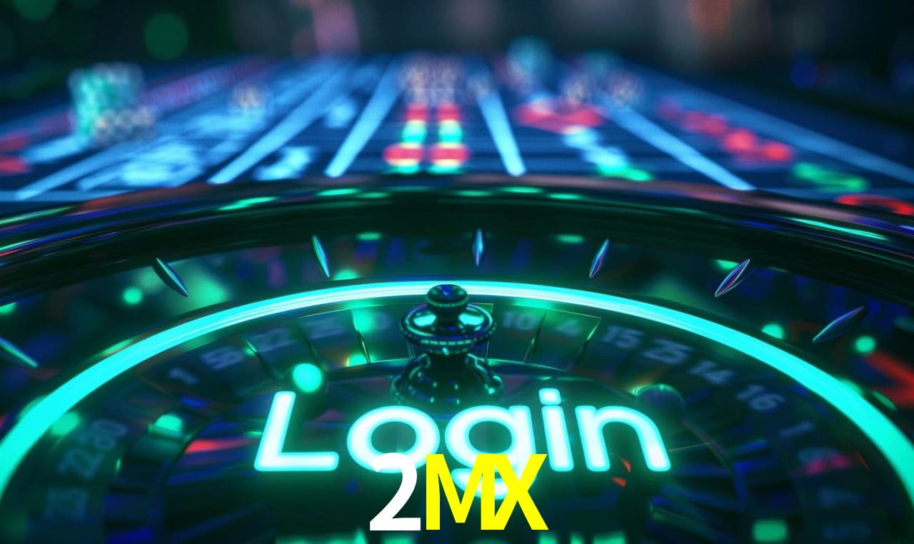 Escena dinámica inspirada en casino con iluminación 2MX, cartas, fichas e íconos de juegos digitales en un espacio moderno de juegos.